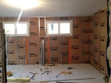 Pose de placo à Chambéry